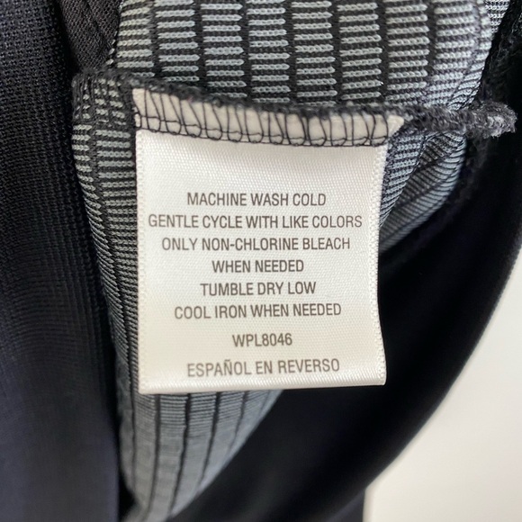 Alfani Regular Fit Full Zip Black White Basic Jacket W/ Pockets Women’s Large - Picture 7 of 14